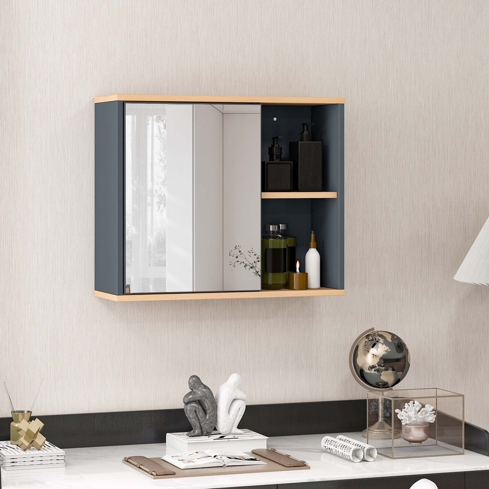 Wall Mounted Bathroom Storage Cabinet Medicine Cabinet with Mirror - On  Sale - Bed Bath & Beyond - 36065440