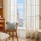 preview thumbnail 27 of 29, Deconovo Bedroom Crepe Solid Sheer Voile Curtain (2 Panels)