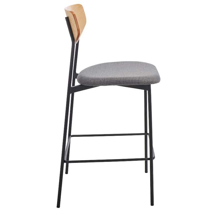 SAFAVIEH Afiya Mid-Century 26-inch Counter Stool - 20.3" W x 20" L x 39" H - 20Wx20Dx39H