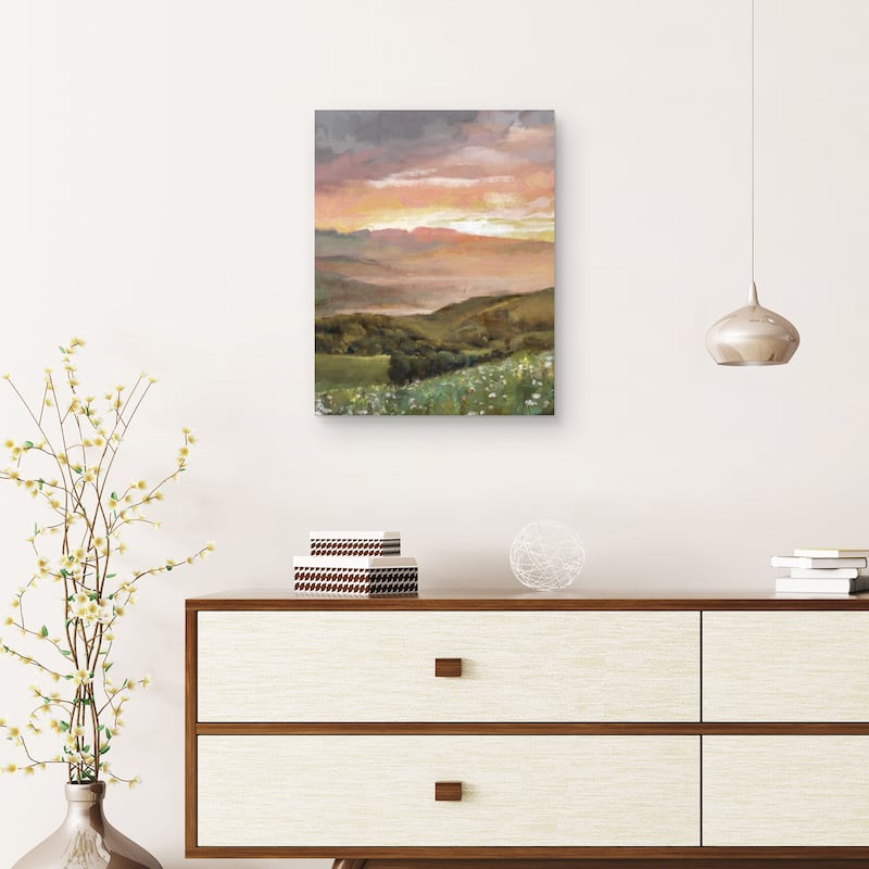 Amber Sunrise by Studio Arts Canvas Art Print