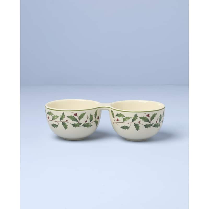 Lenox Holiday Double Dip Bowl
