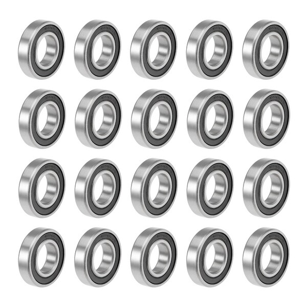 6901-2RS Deep Groove Ball Bearings Z2 12x24x6mm Double Sealed Carbon Steel 20pcs