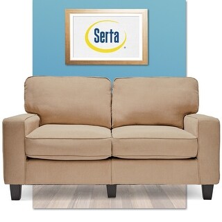 Shop Serta Rta Palisades Collection 61 Loveseat In Kingston Sand On Sale Overstock 9963816