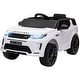 preview thumbnail 10 of 8, Electric Ride-On Land Rover Car for Kids with Dual Control, Headlights, and Smooth Start - White