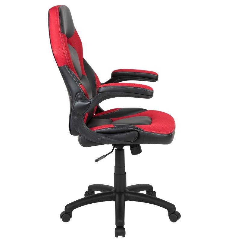 High Back Racing Style Ergonomic Gaming Chair with Flip-Up Arms