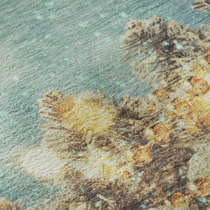 Premium Washable Super Soft Happy Holidays Mayfield Rug