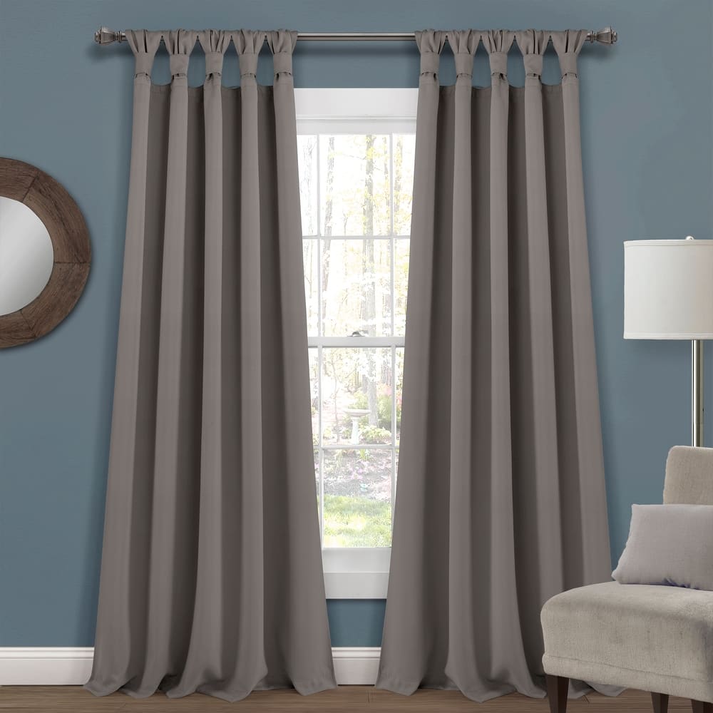 The Gray Barn Blazing Pitchforks Blackout Window Curtain Panel Pair