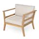 Option Light Teak + Beige Cushion