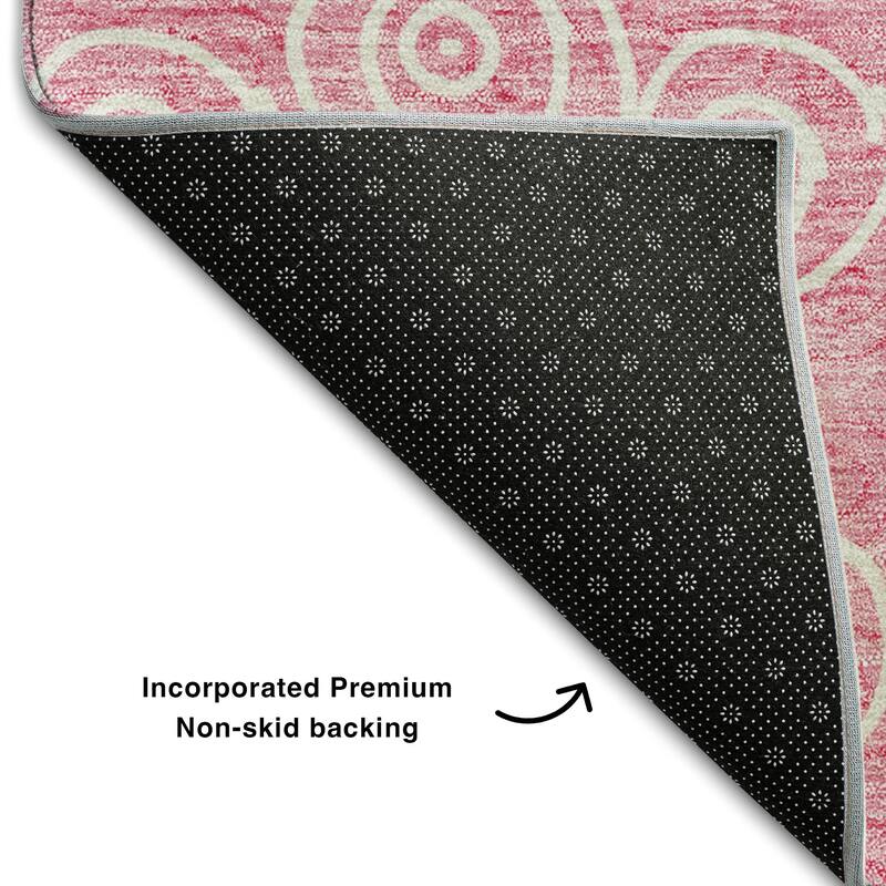 Premium Washable Super Soft Contemporary Zazzle Mayfield Rug