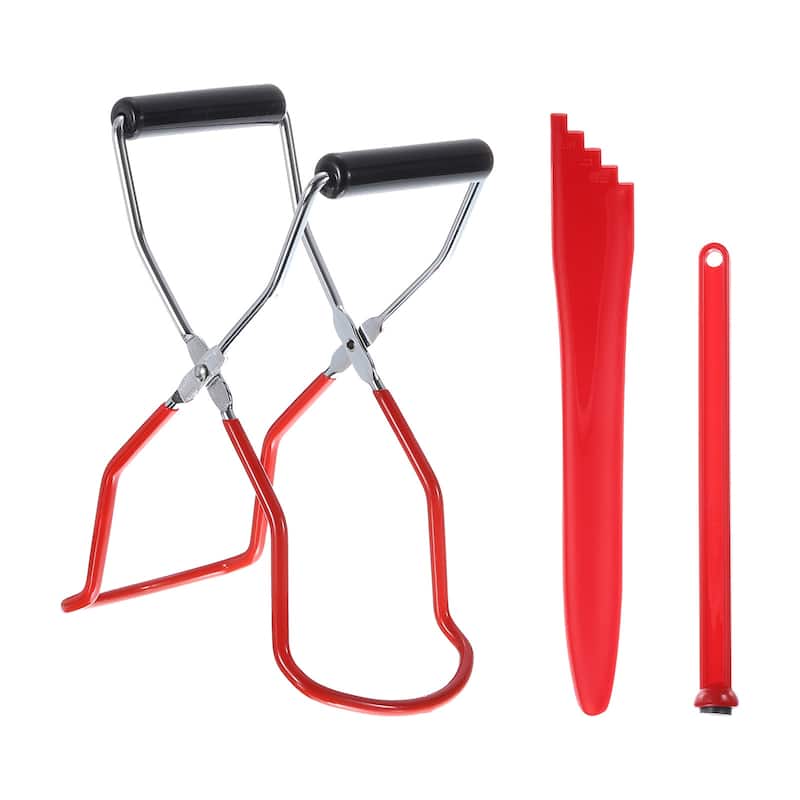 Canning Tools Kit Includes 1Pcs Canning Tongs,1Pcs Jar Lifter,1Pcs Measurer