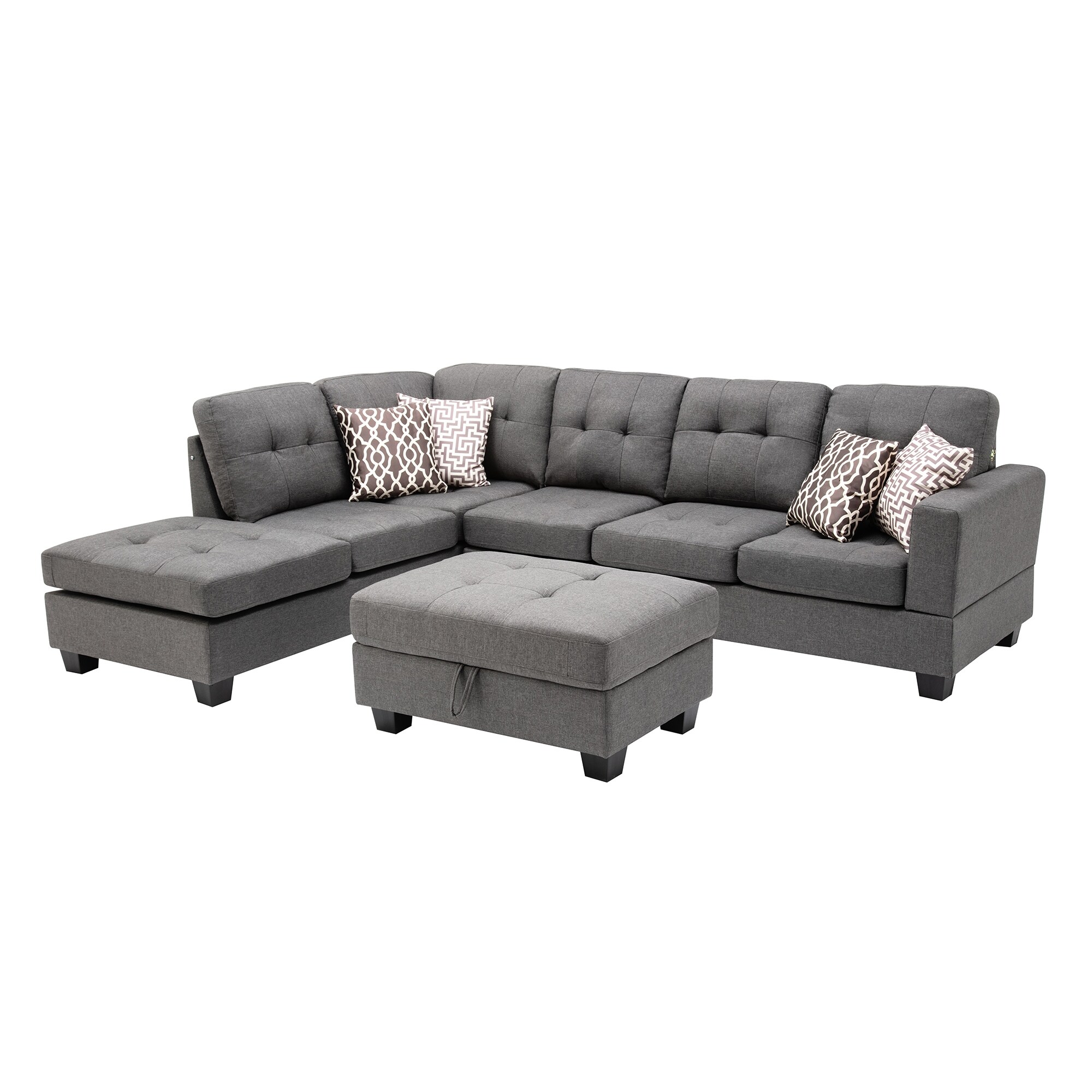 sectional couch with outlets