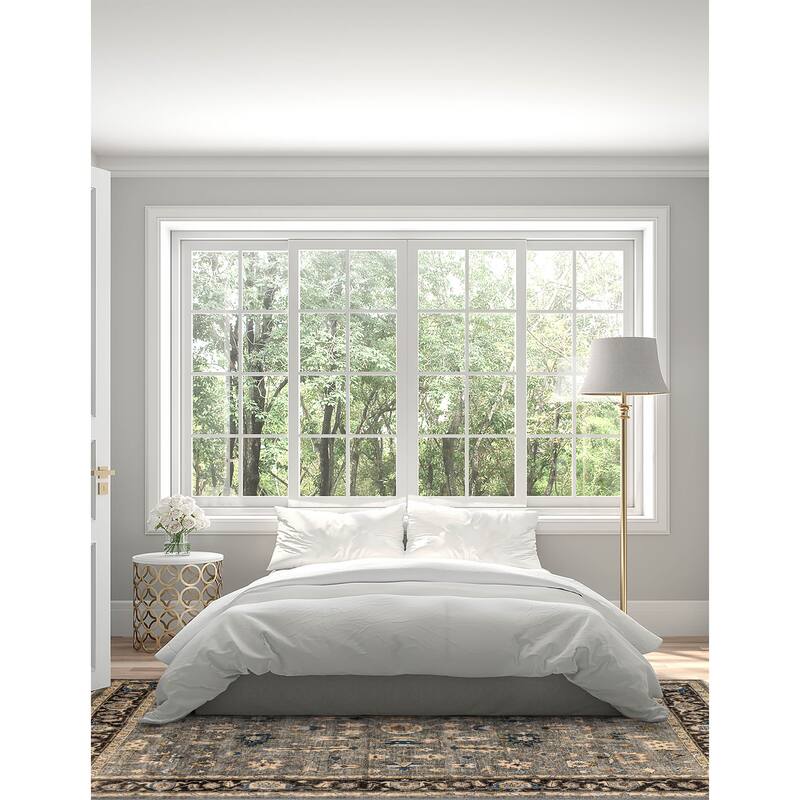 ECARPETGALLERY Hand-knotted Finest Agra Jaipur Teal Wool Rug - 9'3 x 12'10