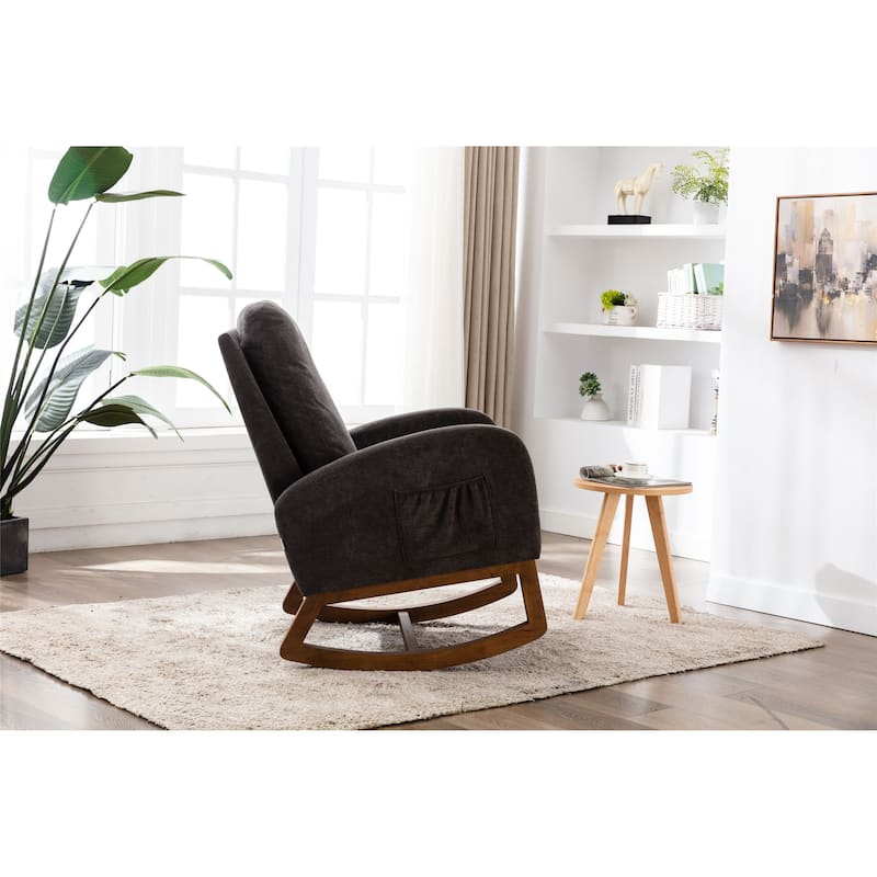 Modern Fabric Rocking Chair