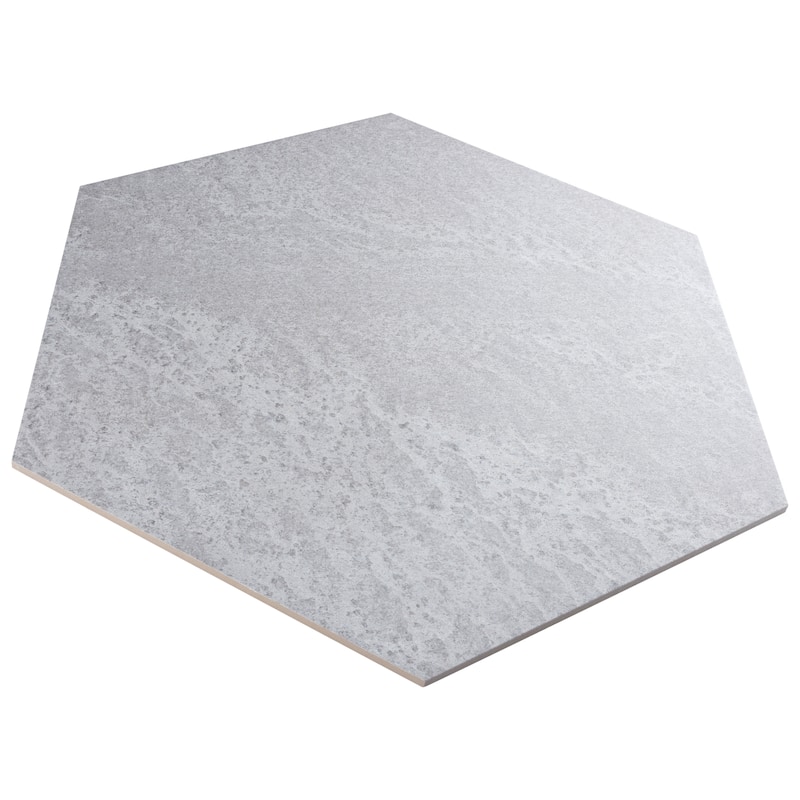 Merola Tile Nagpur Grand Hex Perla 19" x 22" Porcelain Floor and Wall Tile