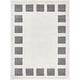 preview thumbnail 8 of 28, Livabliss Fossay Shag Modern & Contemporary Checkered Washable Area Rug