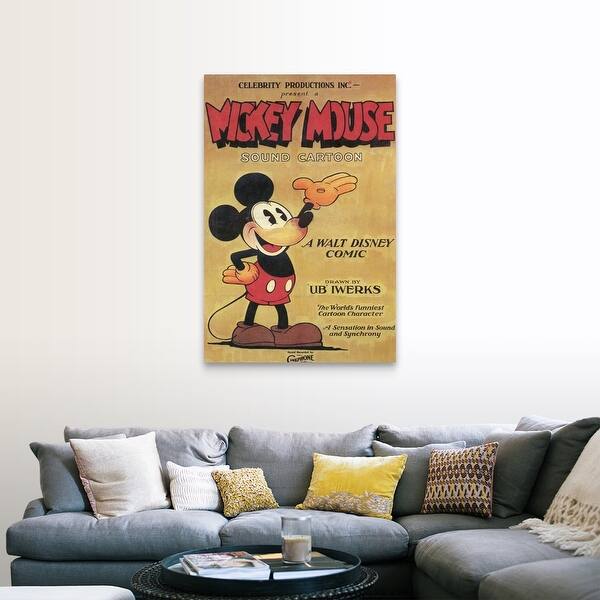Shop Mickey Mouse 1930 Canvas Wall Art Overstock 24132879