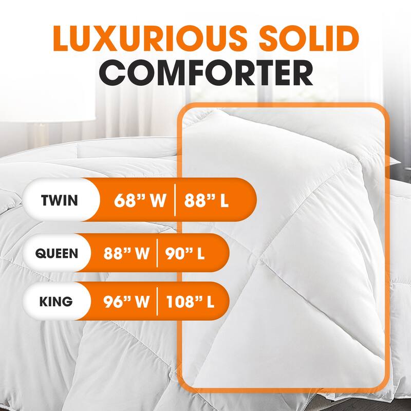 Cheer Collection All Season Down Alternative Hypoallergenic Comforter