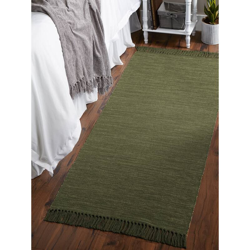 DII Gray and Off White 2-Tone Ribbed Rug 2x3 Ft - 24.0 In. L X 36.0 In. W X 0.2 In. H