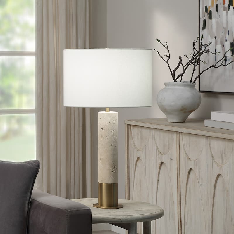 Renwil Amadora 27.75" Height Table Lamp, Beige