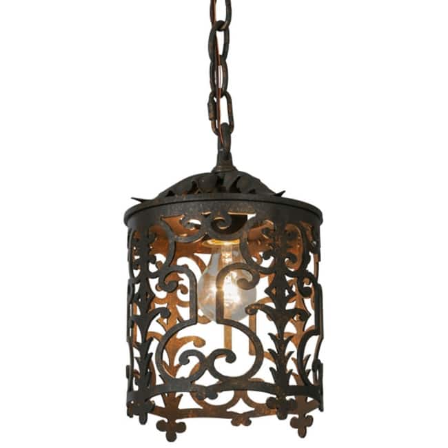 Meyda Tiffany 142403 Oskar 8" Wide Mini Pendant