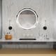 Single Beveled Edge Bathroom Wall Vanity Mirror