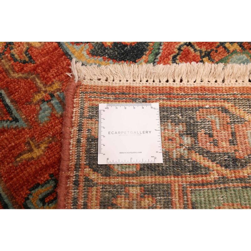 ECARPETGALLERY Hand-knotted Jules Sultane Dark Copper Wool Rug - 3'1 x 12'2