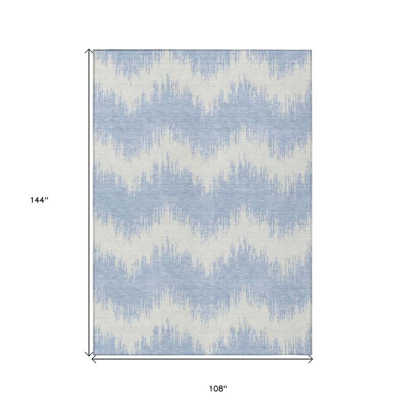 HomeRoots Chevron Transitional Rectangle Outdoor Rug