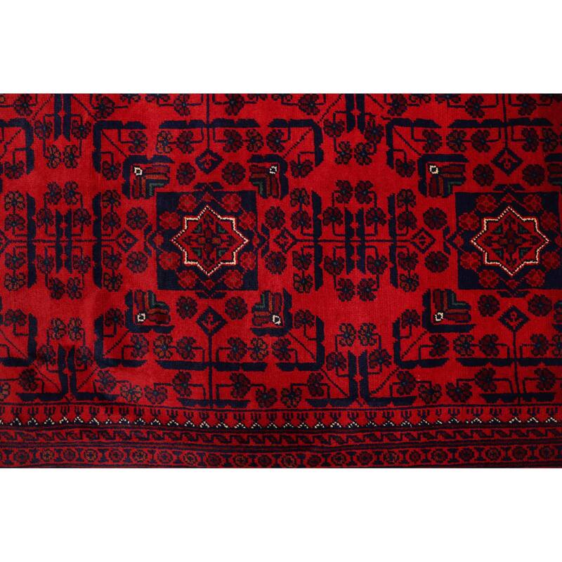 ECARPETGALLERY Hand-knotted Finest Khal Mohammadi Red Wool Rug - 9'8 x 13'1