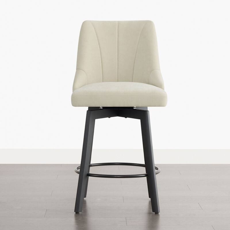 Spruce & Spring Modern Swivel Counter Height Bar Stool