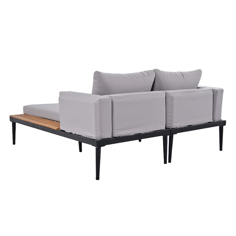 Modern Outdoor Daybed Patio Metal Daybed