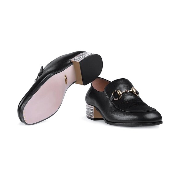gucci leather loafers womens
