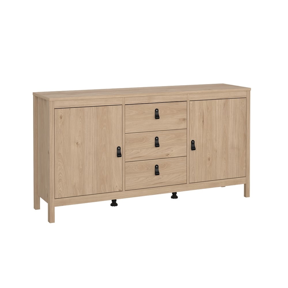 Porch & Den Madrid 2-Door Sideboard with 3-Drawers