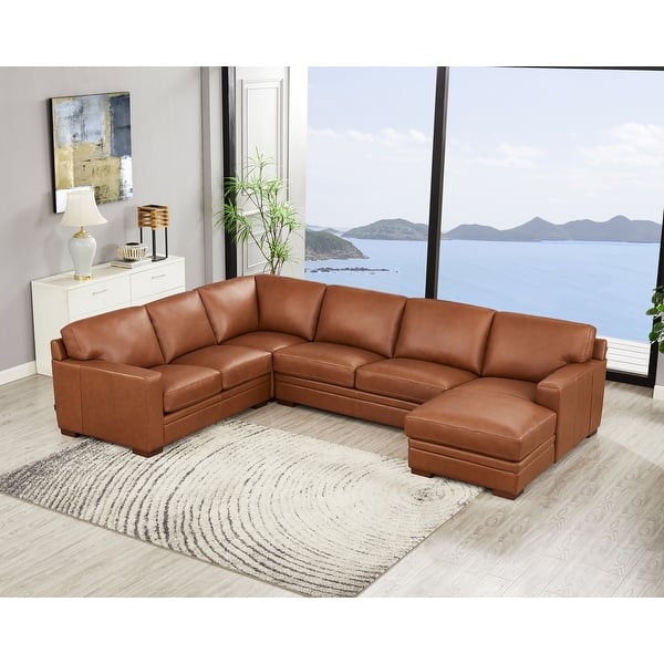 MIDLAND LEATHER SECTIONAL 8932L-05HP -05T 15 38 71HP 81HP-CS At American Factory Direct Australia