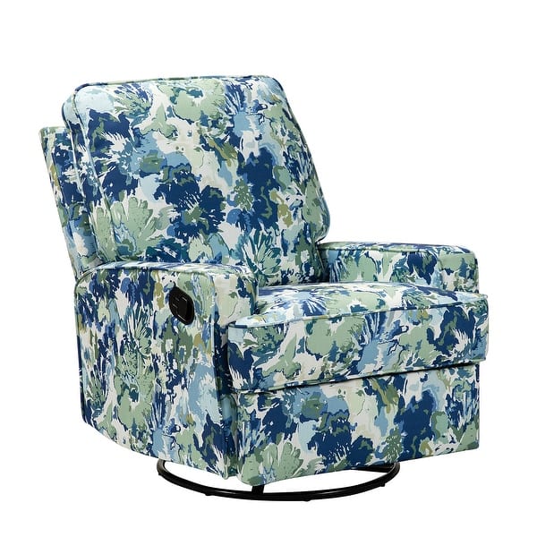 Apodaca Multifunctional Swivel Rocker Nursery Chair with Metal Base by