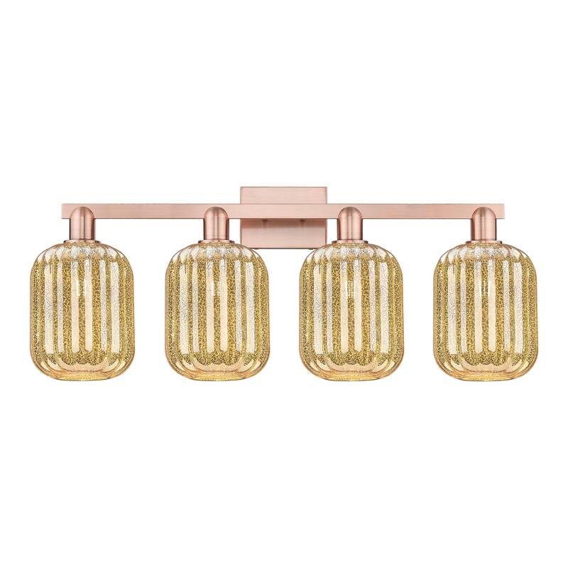 Innovations Lighting Downtown Urban - Preston - 4 Light 36" Jar Shade Bath Vanity Light