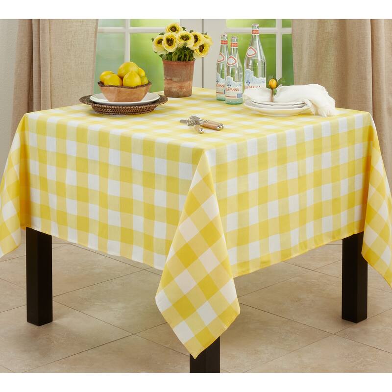 Casual Buffalo Plaid Tablecloth