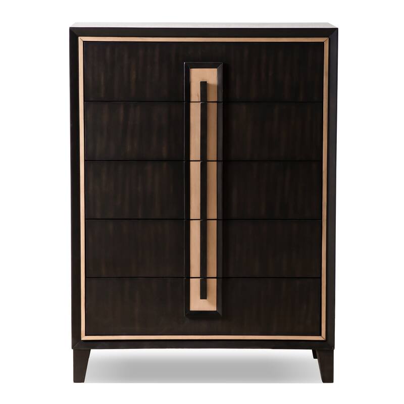 Furniture of America Nyx Modern 3-Piece Espresso Solid Wood Queen Panel Bedroom Set