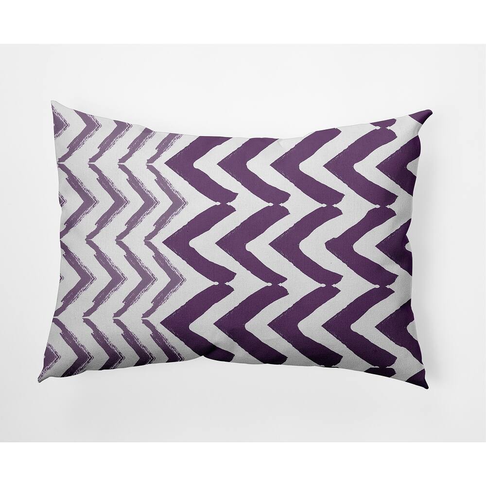 Jagged Graffiti Outdoor Pillow
