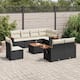 Option Black and cream with table