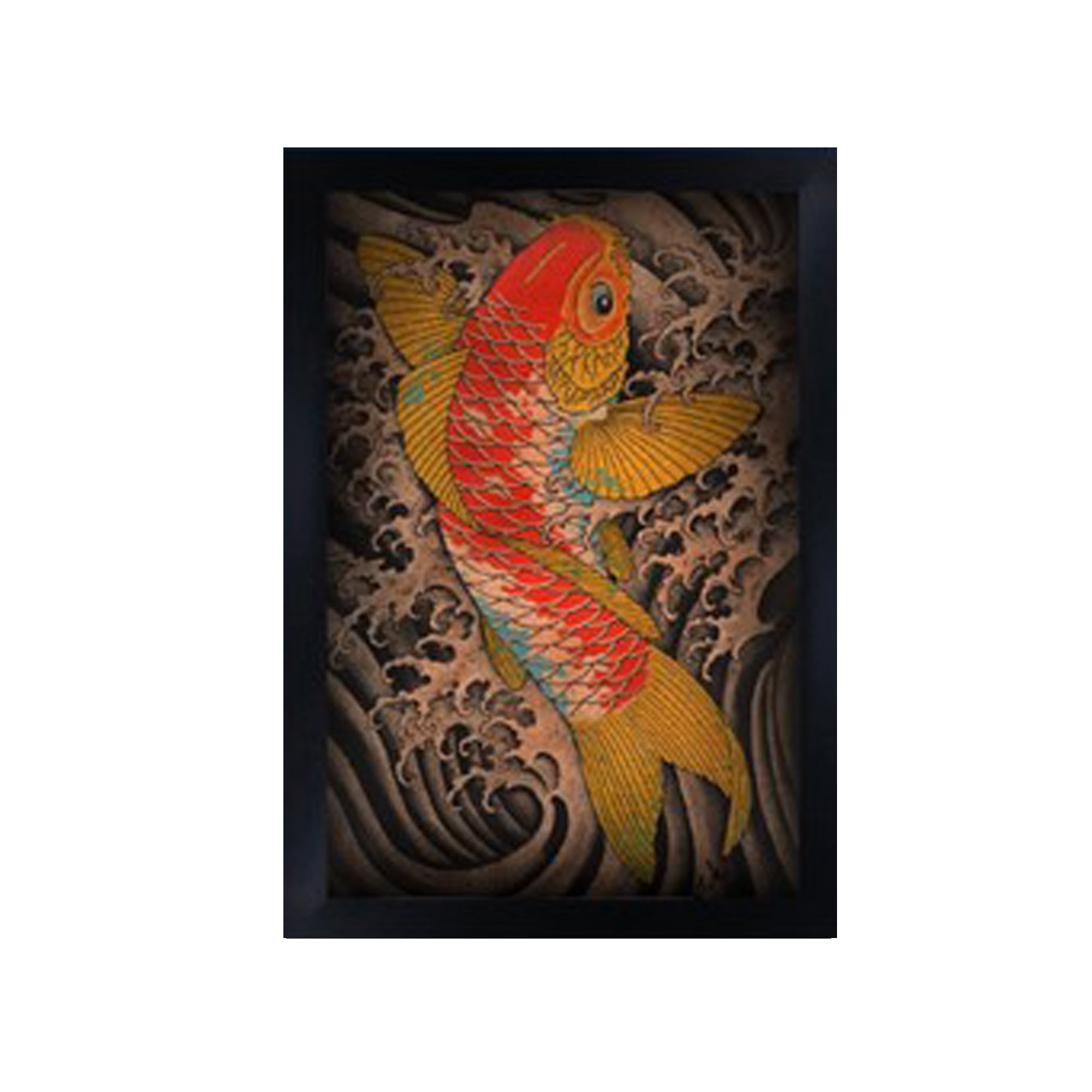 koi fish pond tattoo