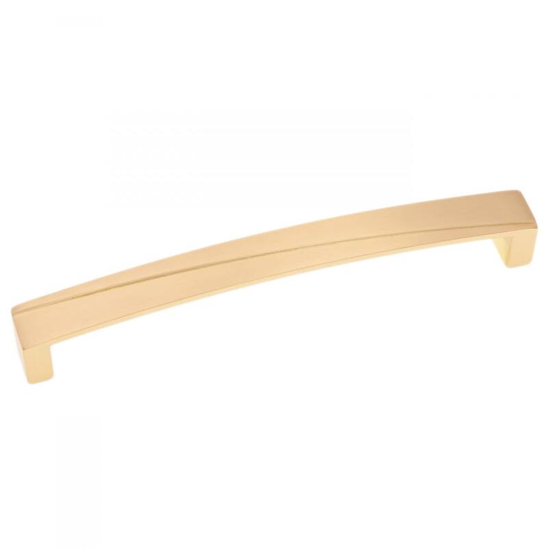 RK International Trumbull 8 Inch Center to Center Handle Cabinet Pull - Satin Brass