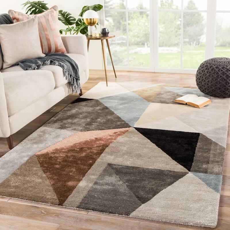 Scalene Handmade Geometric Area Rug