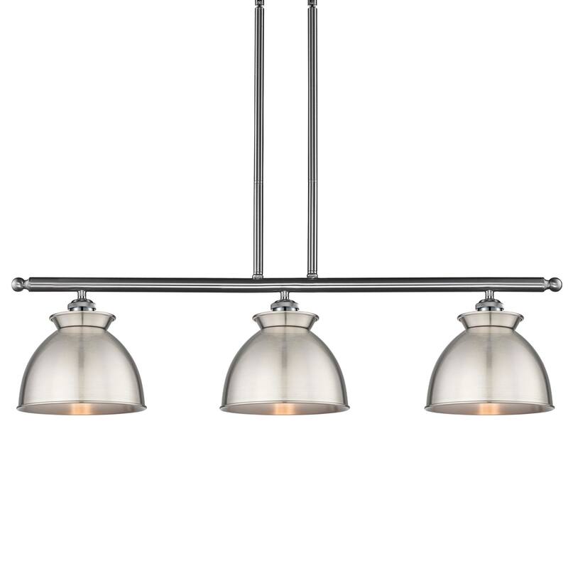 Innovations Lighting 516-3I-11-36 Adirondack Linear Adirondack 3 Light - Brushed Satin Nickel