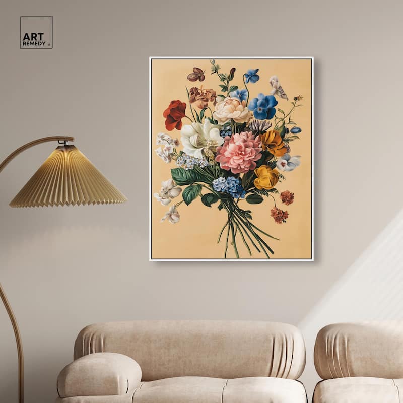 Floral Fiesta Canvas by Art Remedy