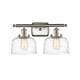 Option Brushed Satin Nickel / Clear Deco Swirl