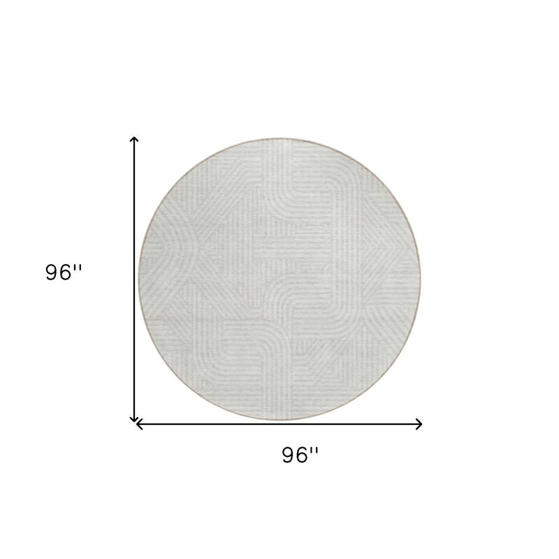 HomeRoots Abstract Transitional Rectangle Outdoor Rug