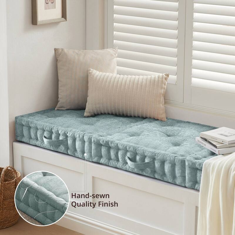 Intelligent Design Azza Poly Chenille Square Floor Pillow Cushion