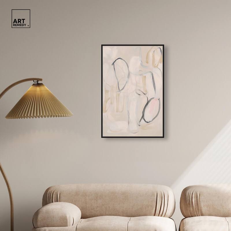 Faded Outlines II Canvas by Art Remedy