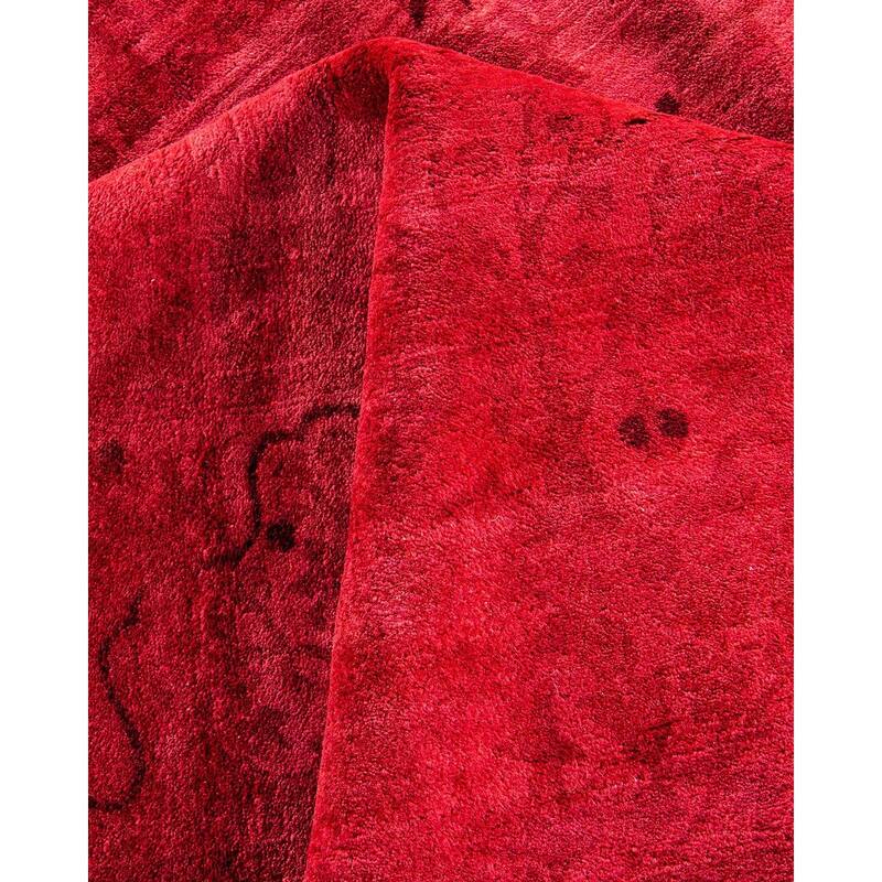 Fine Vibrance, One-of-a-Kind Hand-Knotted Area Rug - Pink, 8' 3" x 10' 3" - 8' 3" x 10' 3"