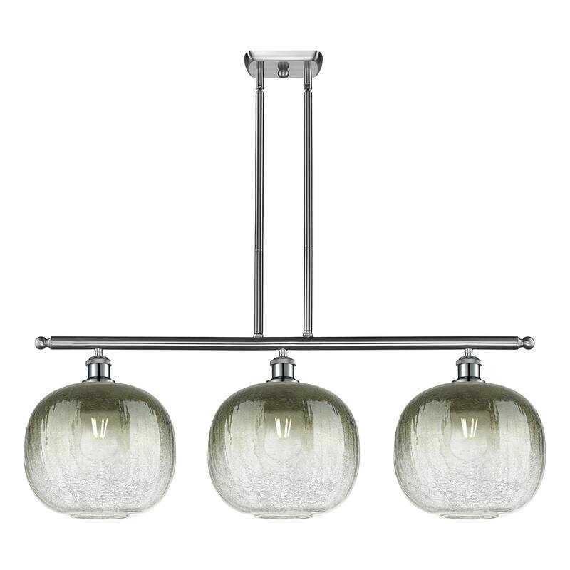 Innovations Lighting Endless Possibilities Ballston - Brookhaven Sphere - 3 Light 37" Stem Hung Island Light